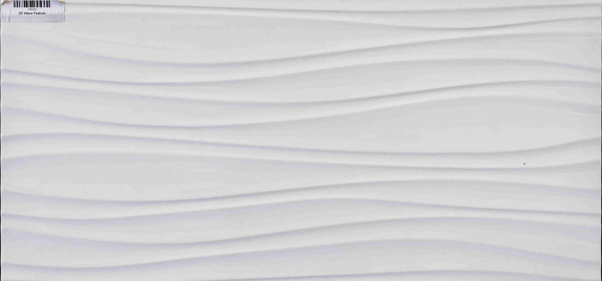 3D WAVE GLOSS WHITE - MTO Marbles & Tiles Outlet