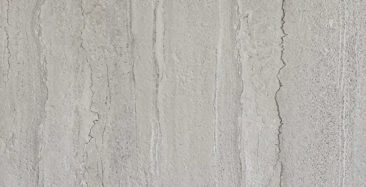 Travertine Vein Cut Light Grey 3D Deep Ink - MTO Marbles & Tiles Outlet