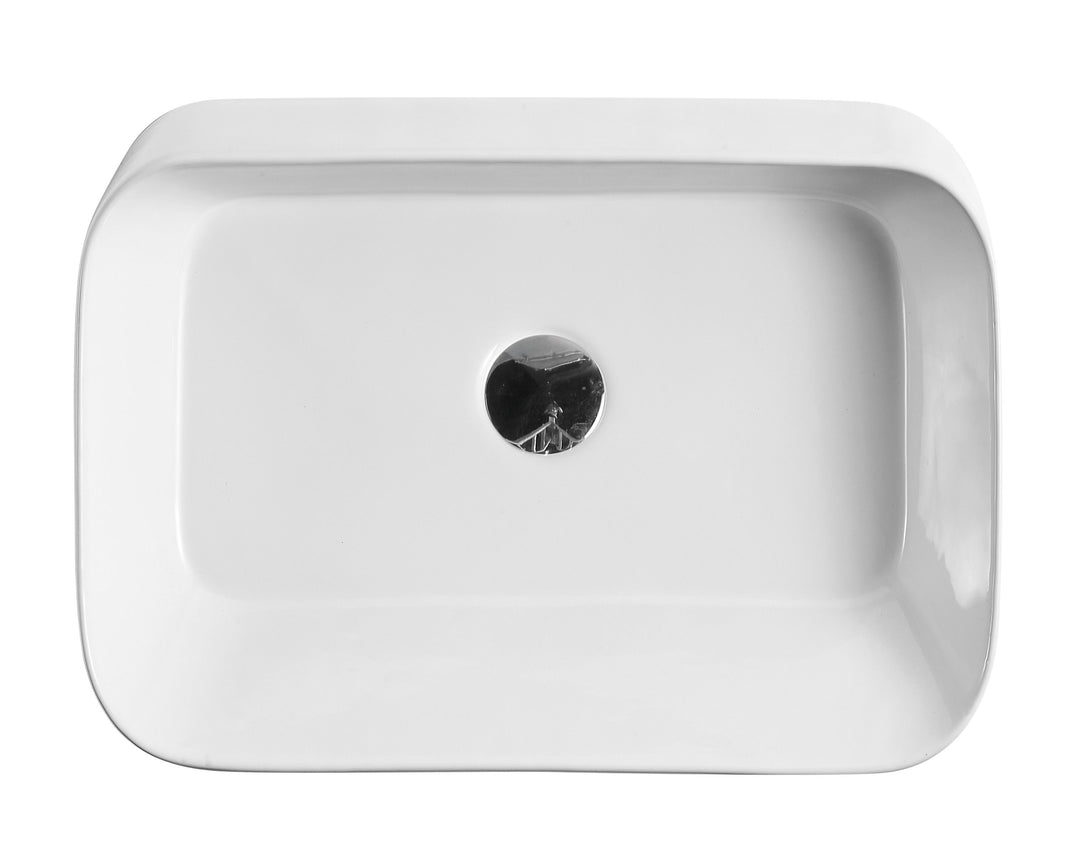 Qtro 55 Counter-top Rectangular Basin at Angle - MTO Marbles & Tiles Outlet
