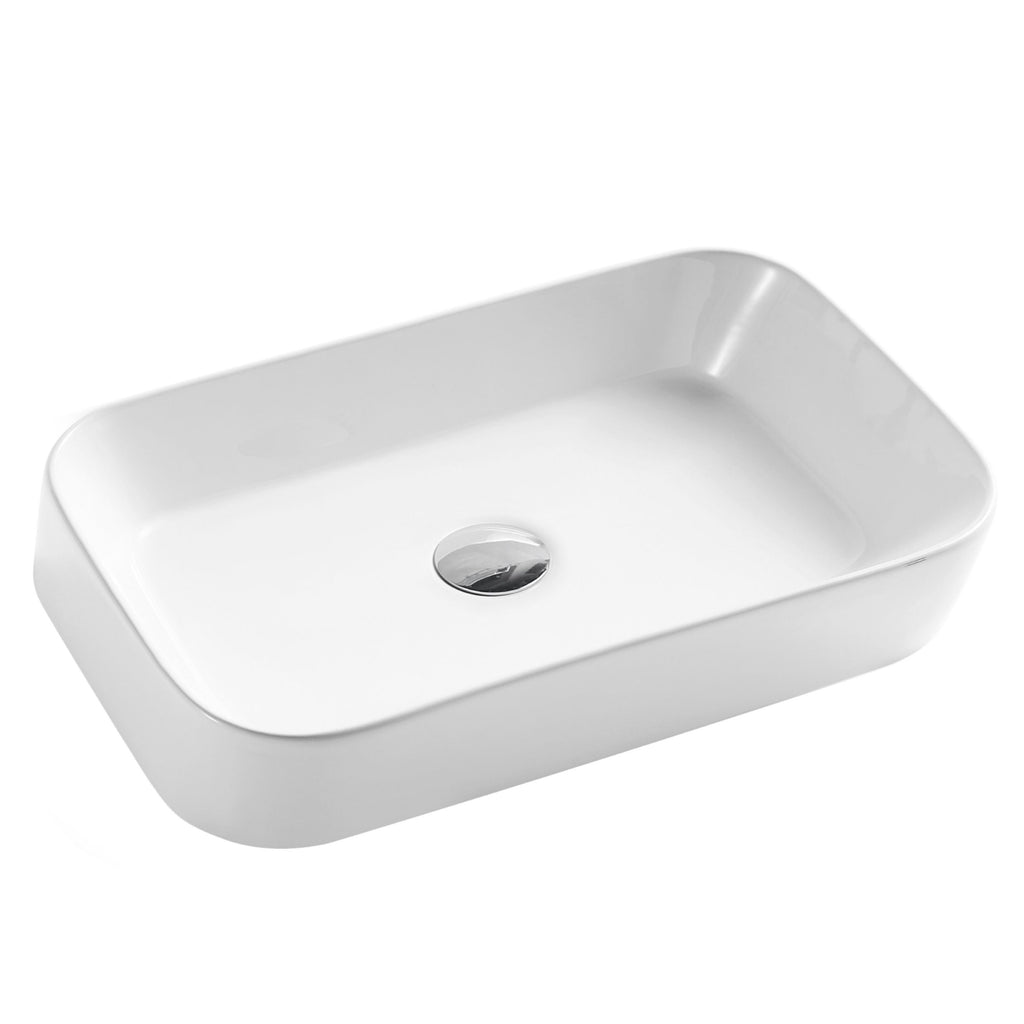 Qtro 55 Counter-top Rectangular Basin at Angle - MTO Marbles & Tiles Outlet