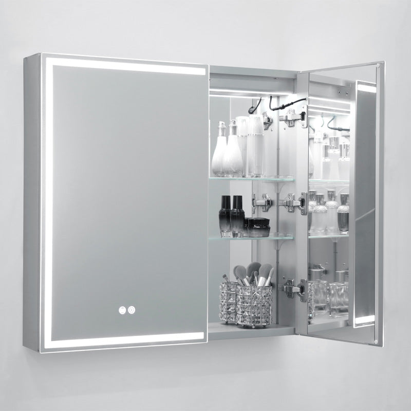 600x720x139mm LED Shaving Cabinet - MTO Marbles & Tiles Outlet