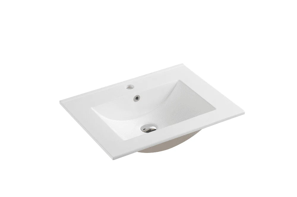 600mm Ceramic Top Vanity Basin - MTO Marbles & Tiles Outlet