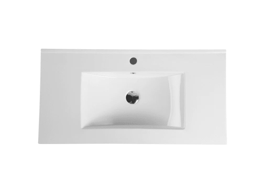 900mm Ceramic Top Vanity Basin - MTO Marbles & Tiles Outlet