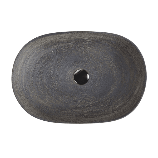 Vale 95 Counter-Top Oval Basin - Natural Oak - MTO Marbles & Tiles Outlet