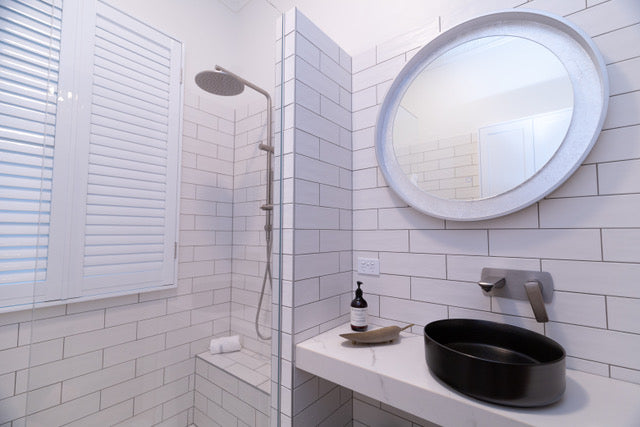 10" Brushed Nickel Shower Station - MTO Marbles & Tiles Outlet