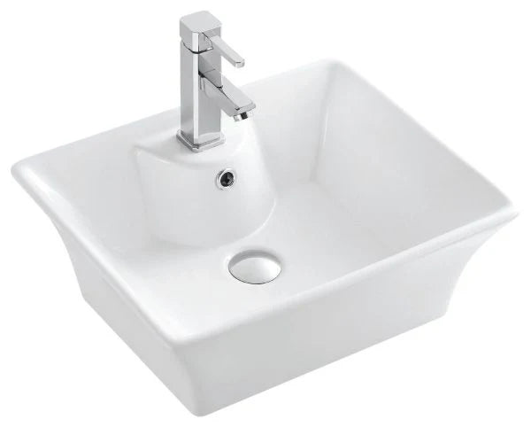 Zento 49S Semi-Pedestal Wall-Hung Basin - MTO Marbles & Tiles Outlet