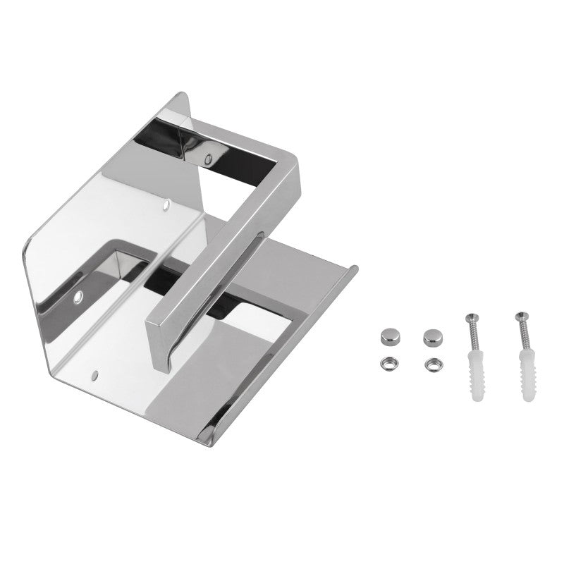 IVANO - Chrome Toilet Paper Holder - MTO Marbles & Tiles Outlet
