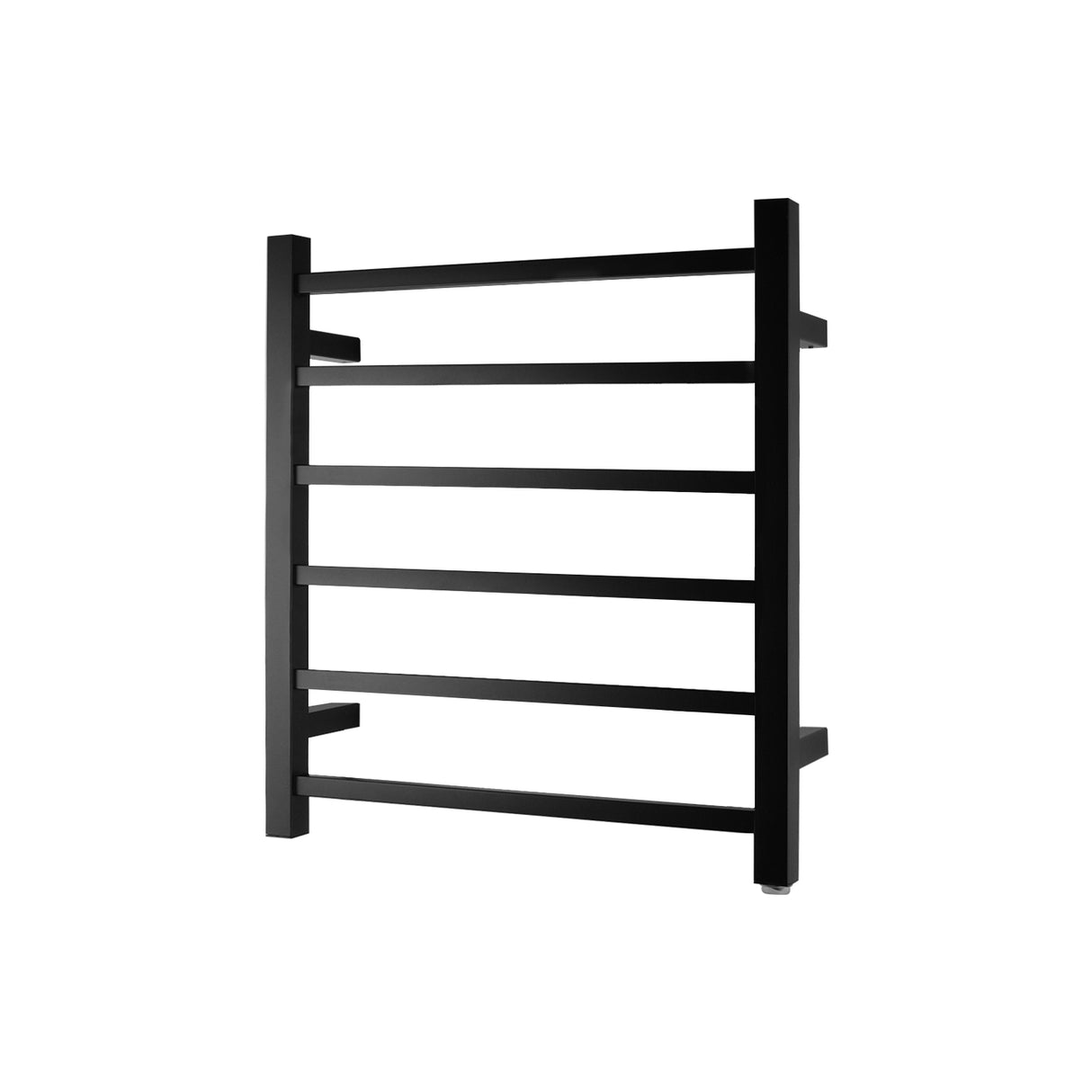 Black Heated Towel Rack 6 Bars - MTO Marbles & Tiles Outlet