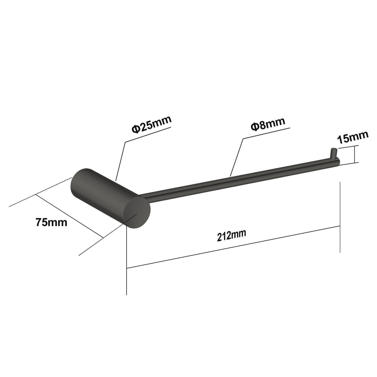 Gunmetal Hand Towel - MTO Marbles & Tiles Outlet