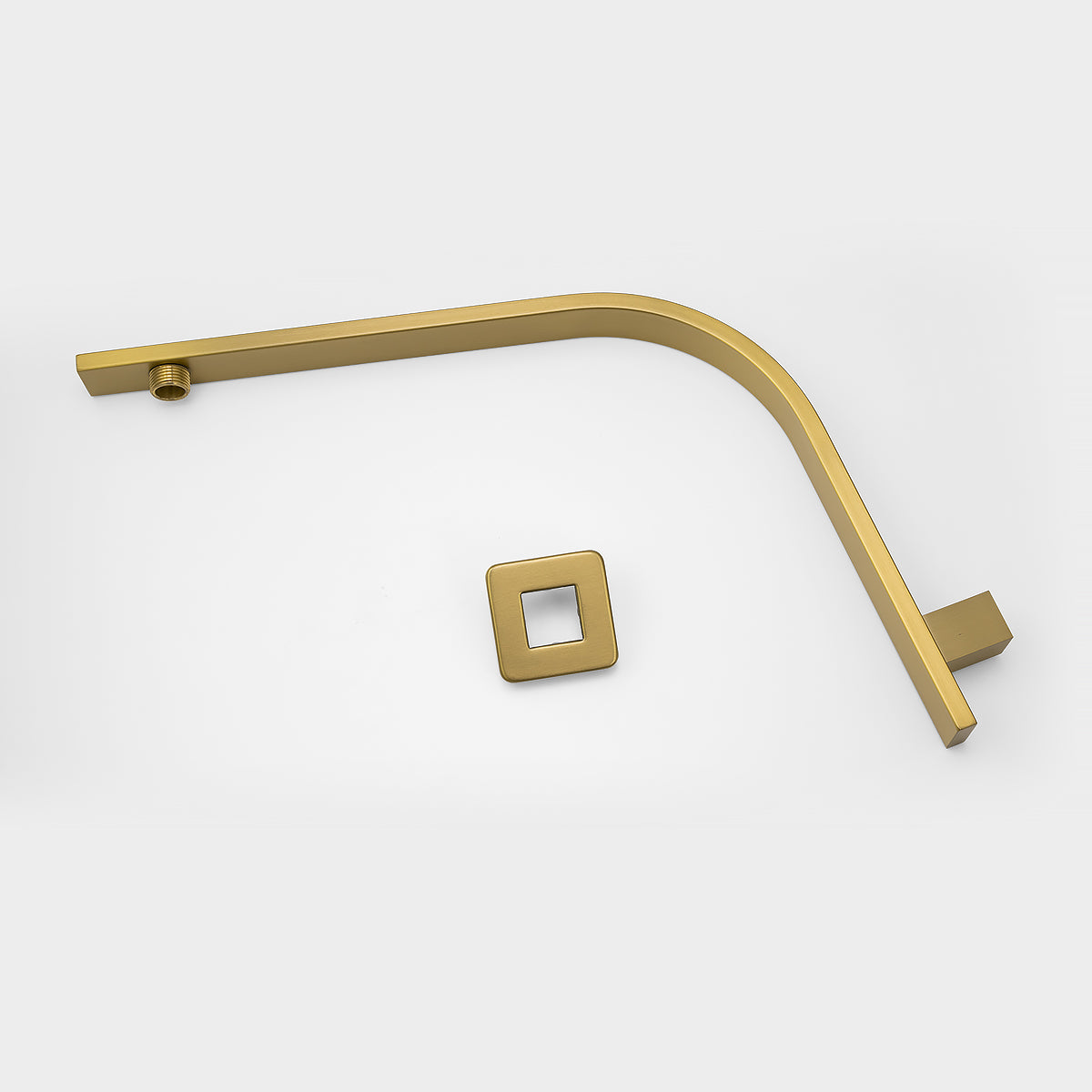 Brushed Brass Wall Shower Arm - MTO Marbles & Tiles Outlet