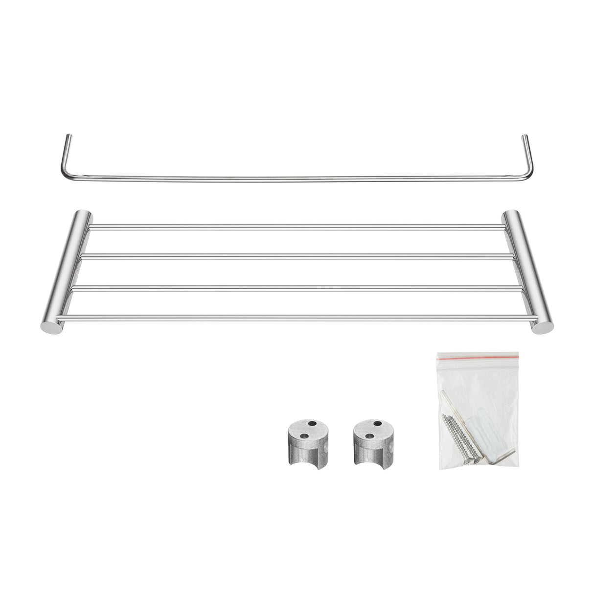 Chrome Showel Shelf - MTO Marbles & Tiles Outlet