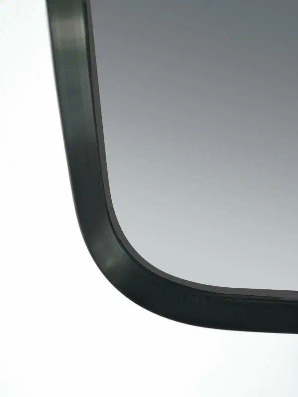 810x610mm Matte Black Framed LED Mirror - MTO Marbles & Tiles Outlet