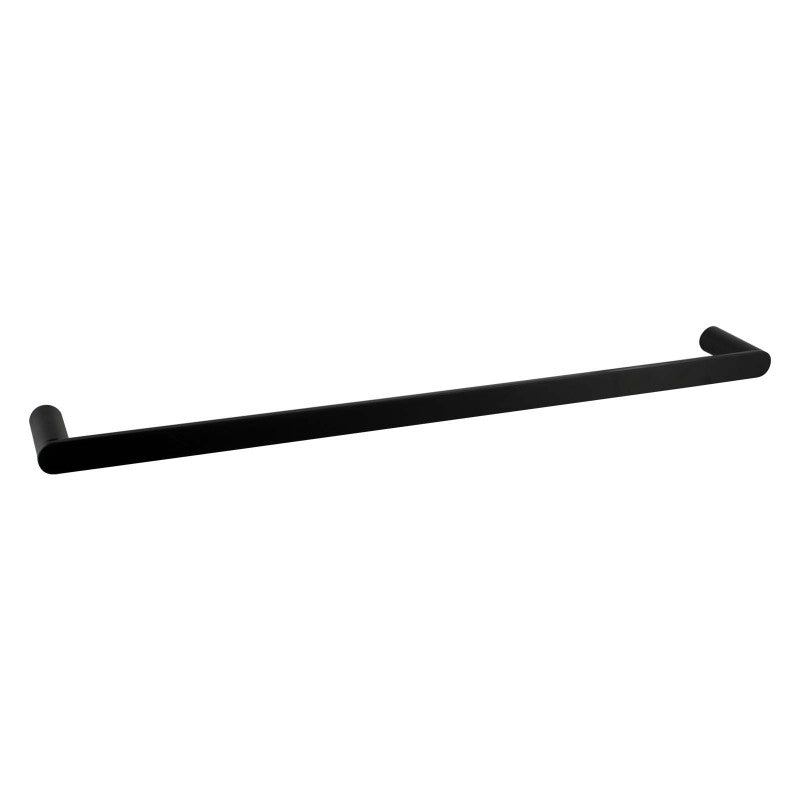 RUSHY - 800mm Black Single Towel Rail - MTO Marbles & Tiles Outlet