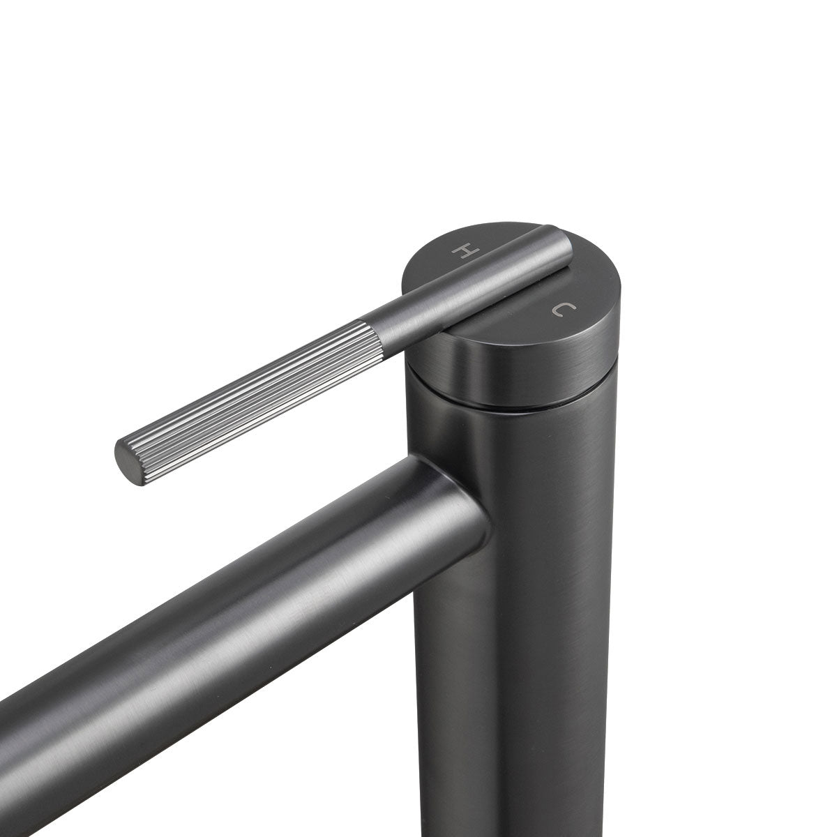 CADDENCE - Brushed Gunmetal Basin Mixer - MTO Marbles & Tiles Outlet