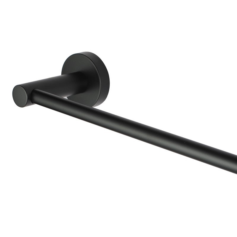 LUCID PIN - 800mm Black Cuttable Single Towel Rail - MTO Marbles & Tiles Outlet
