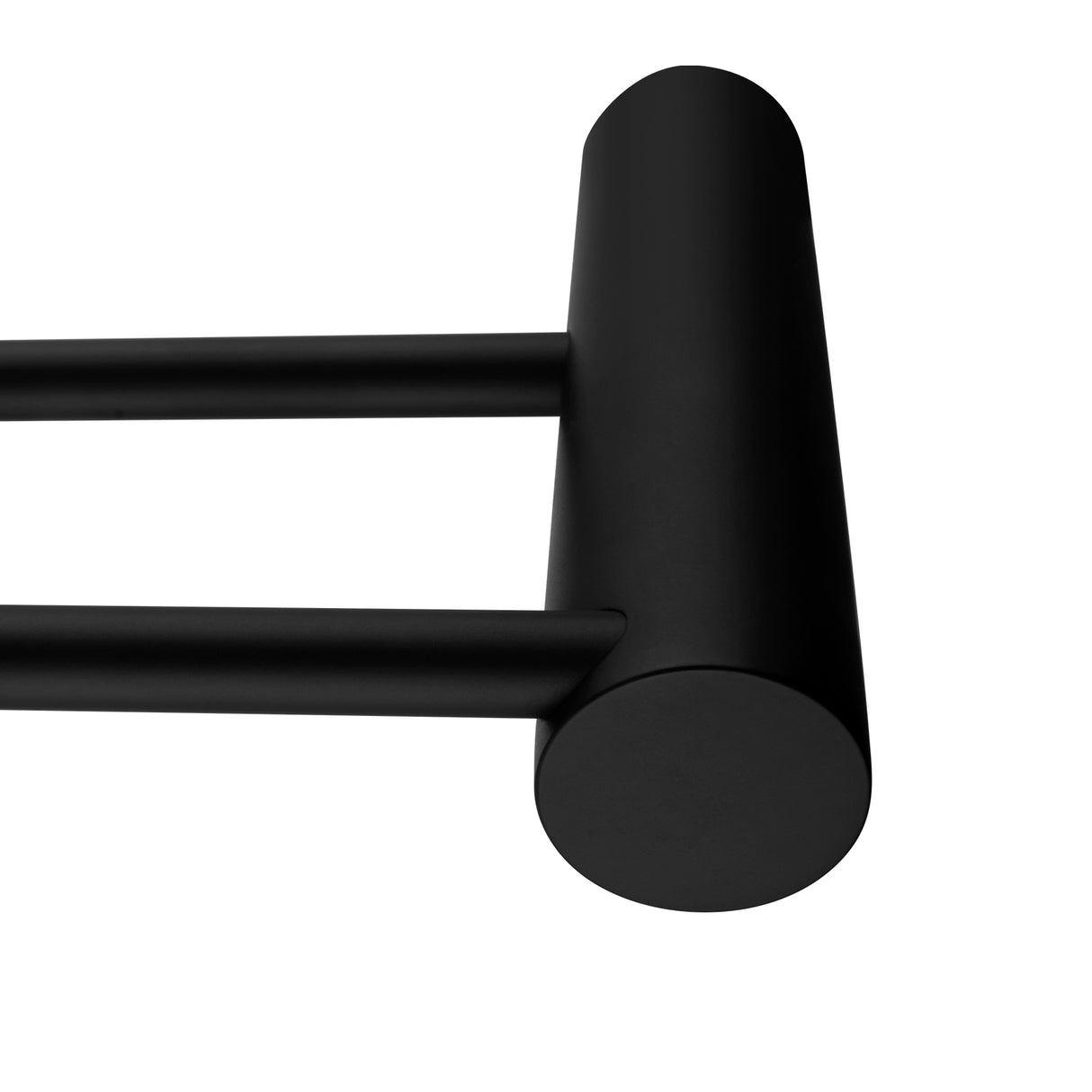600mm Black Double Towel Rail - MTO Marbles & Tiles Outlet