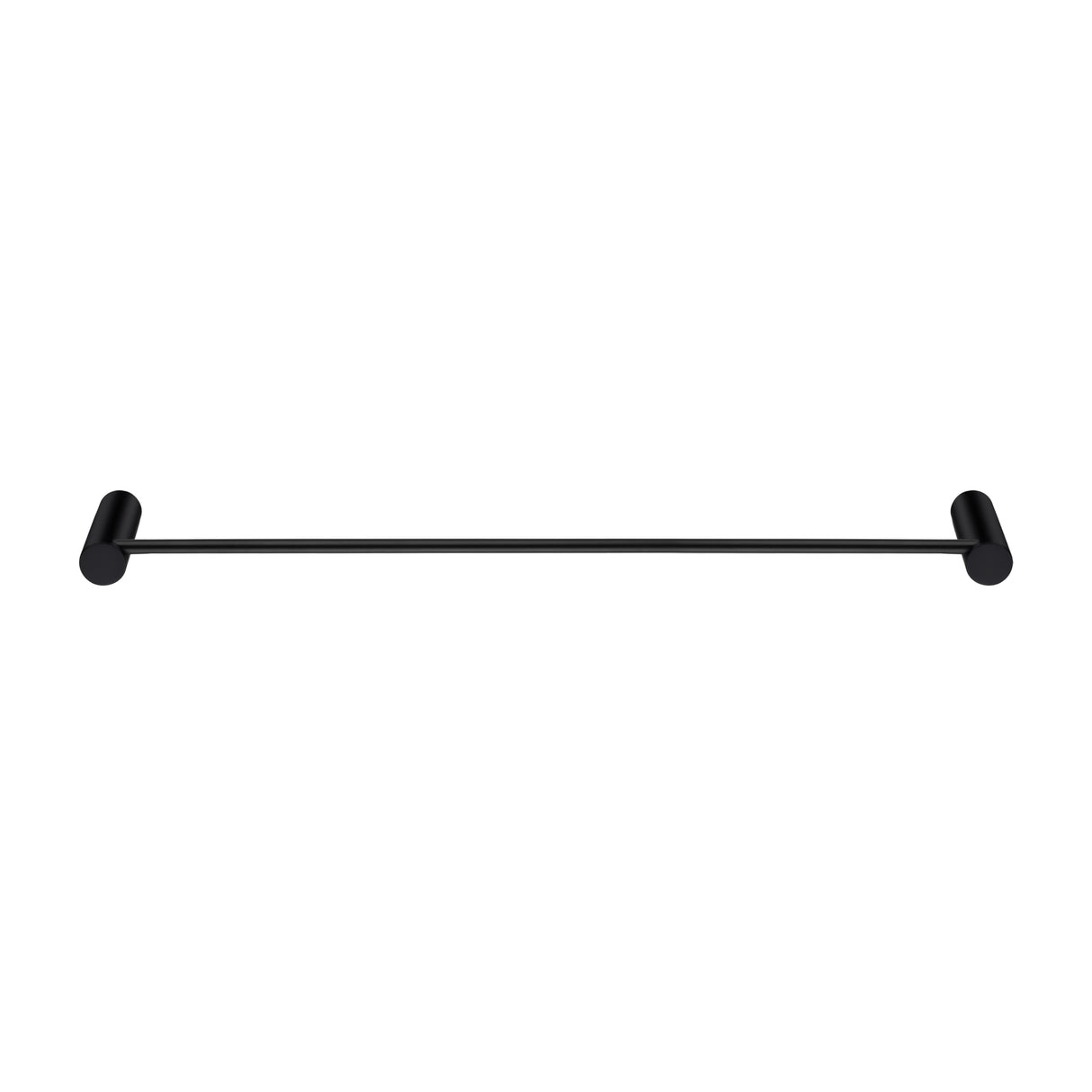 600mm Black Single Towel Rail - MTO Marbles & Tiles Outlet