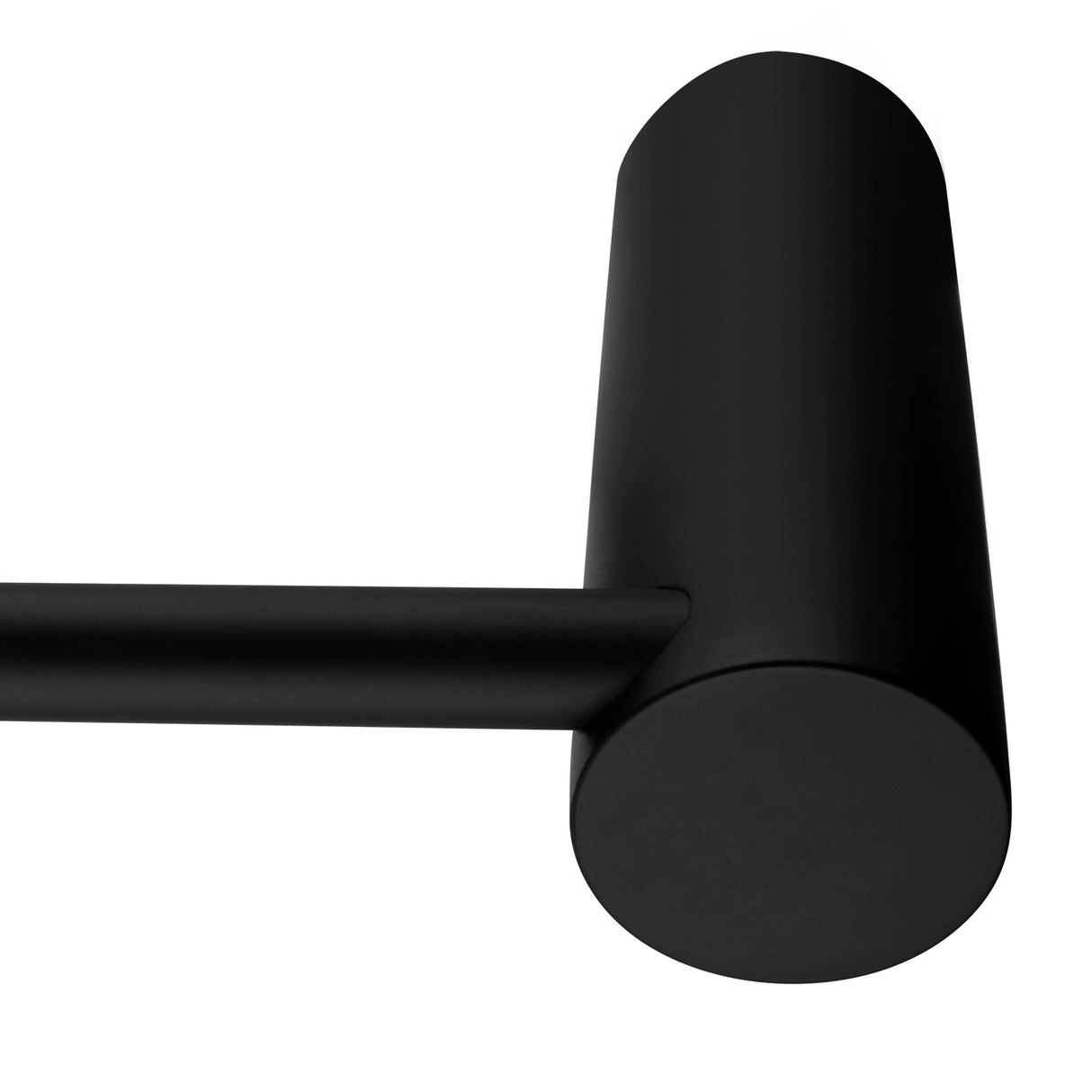 600mm Black Single Towel Rail - MTO Marbles & Tiles Outlet