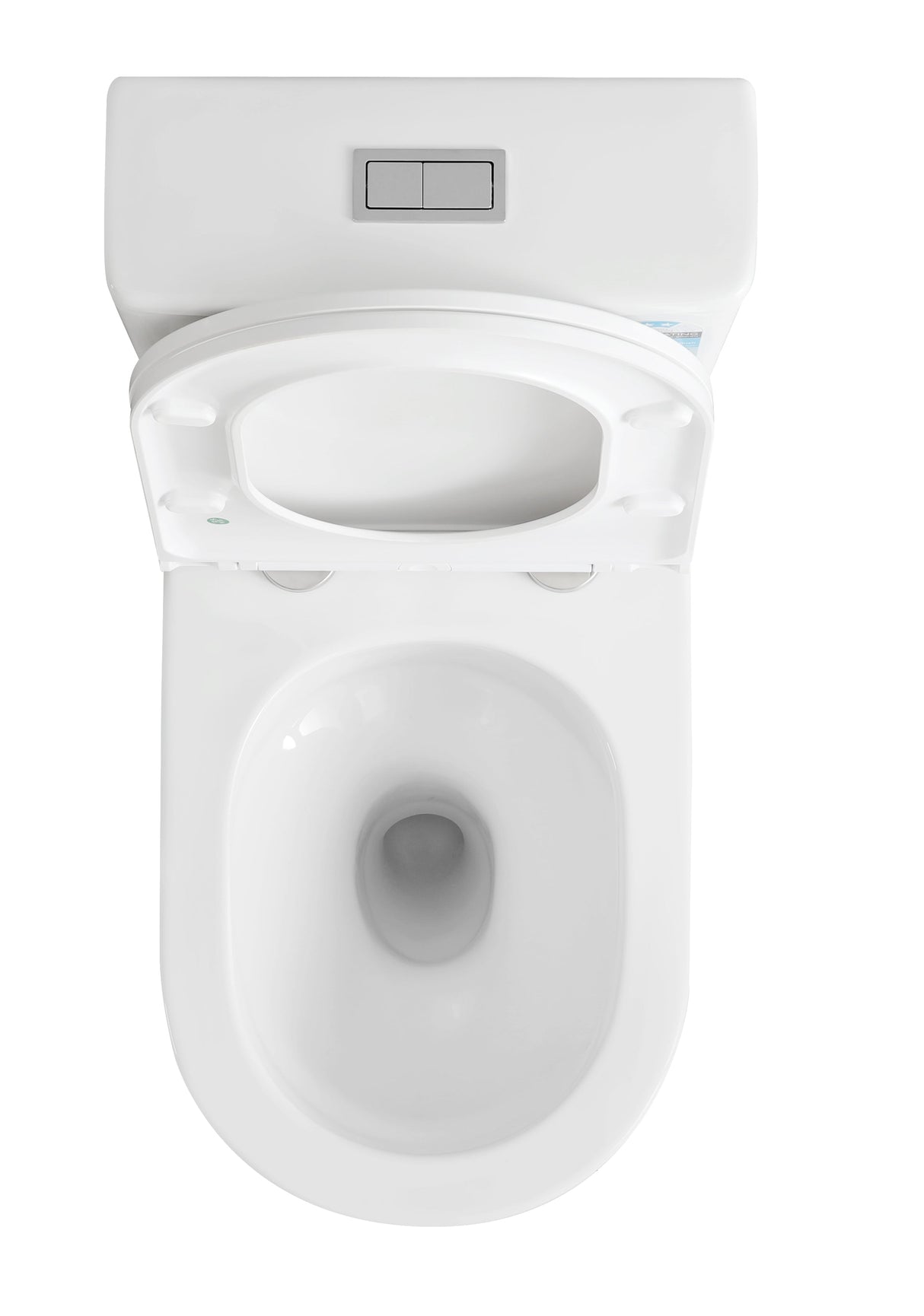 Sylea Tornado Rimless Toilet Suite Dual Flush 655*380*860mm V043