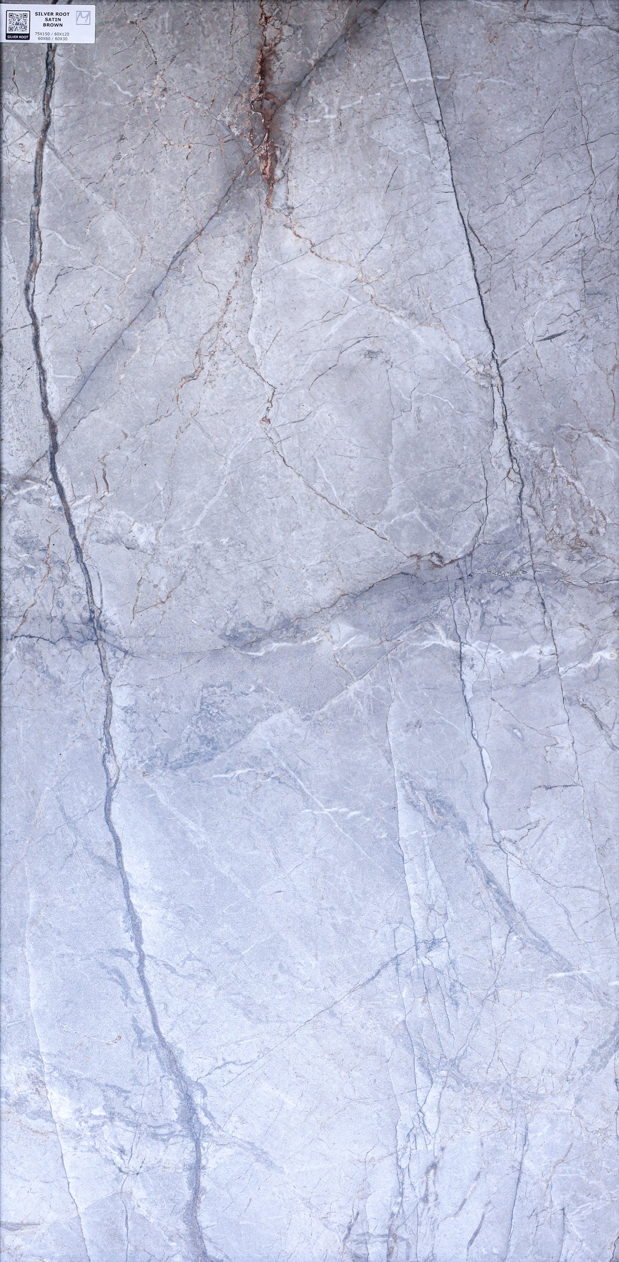 Silver Root Satin Brown Porcelain Tile - MTO Marbles & Tiles Outlet