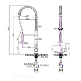 Chrome Pull Out Kitchen Mixer