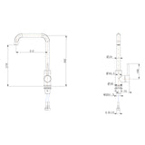 Black Standard Kitchen Mixer