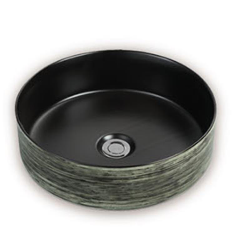 Silky Green and Matte Black
