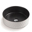 Matte White Outside and Matte Black Inside - MTO Marbles & Tiles Outlet