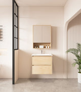 600mm Wall-Hung Vanity - Tas Oak