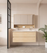 1200mm Wall-Hung Vanity - Tas Oak