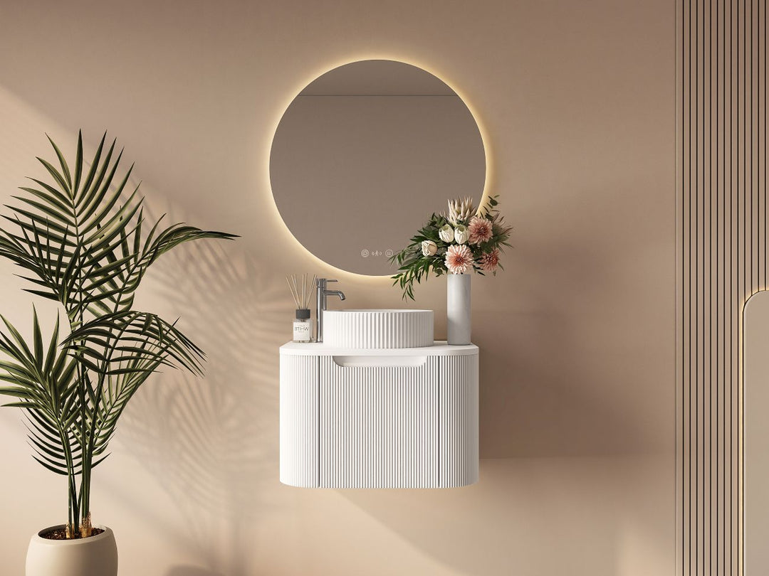 600mm Wall-Hung Cabinet - Matt White