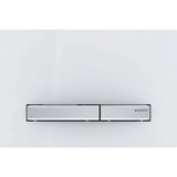 Geberit Sigma50 Mechanical Dual Flush - White Finish, Chrome Trim