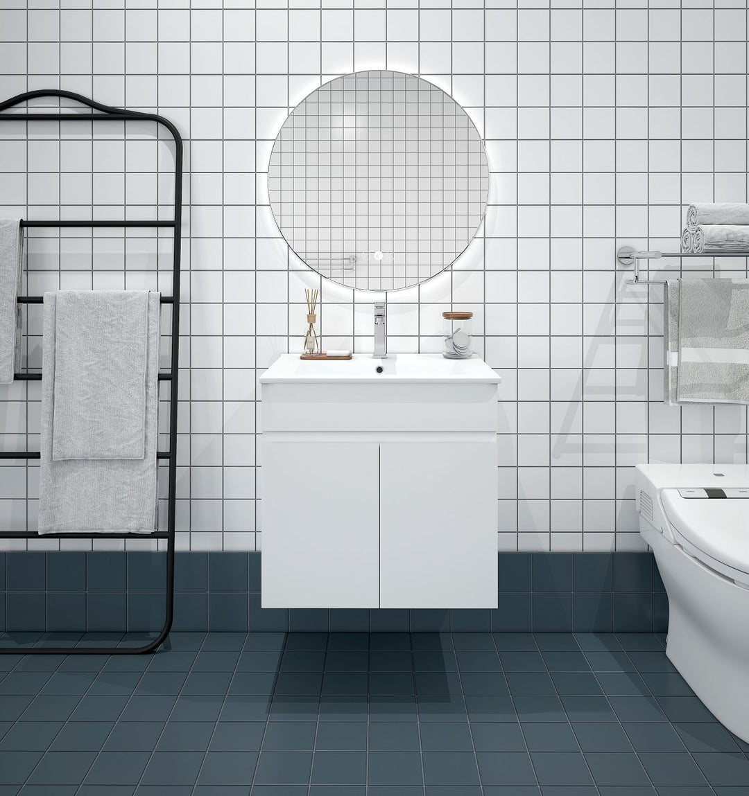 600mm PVC Wall-Hung Vanity