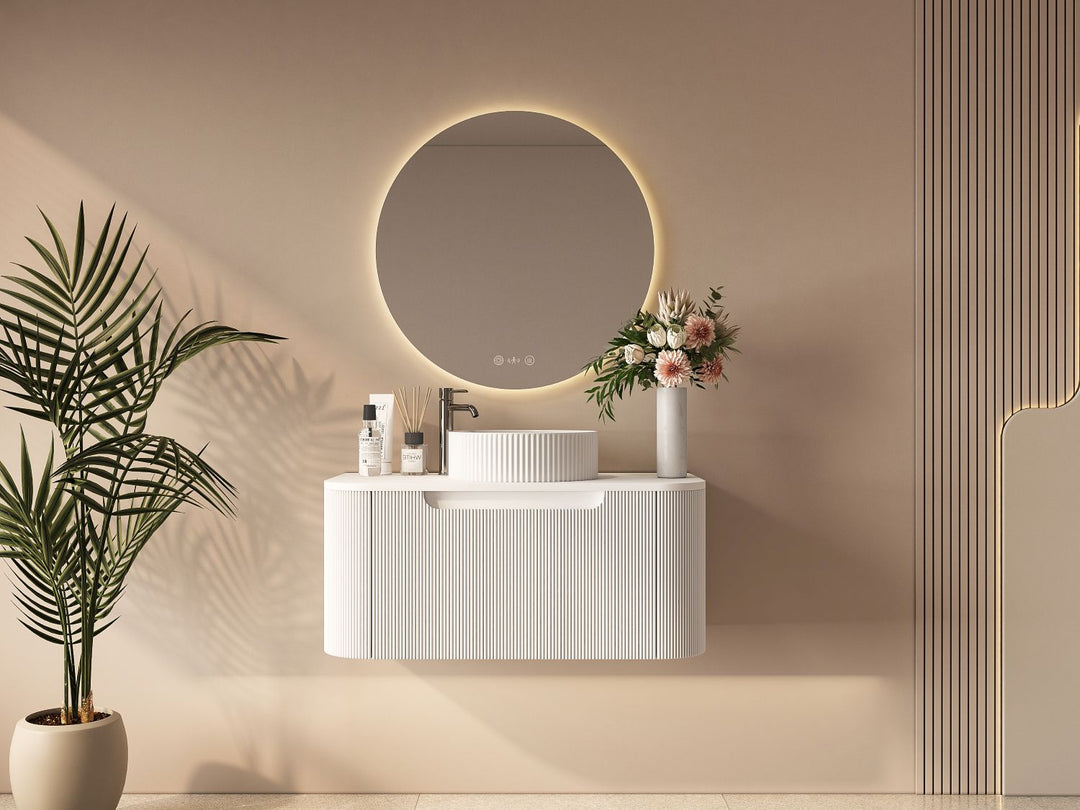 900mm Wall-Hung Cabinet - Matt White