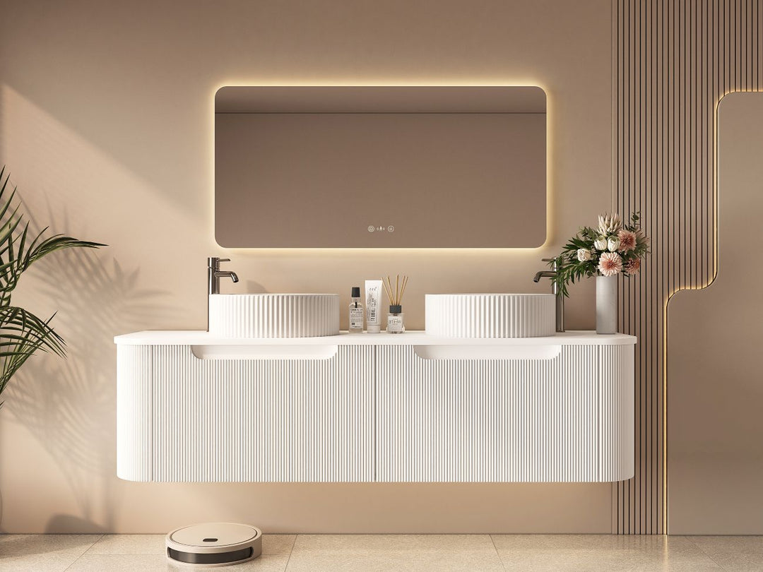 1500mm Wall-Hung Cabinet - Matt White