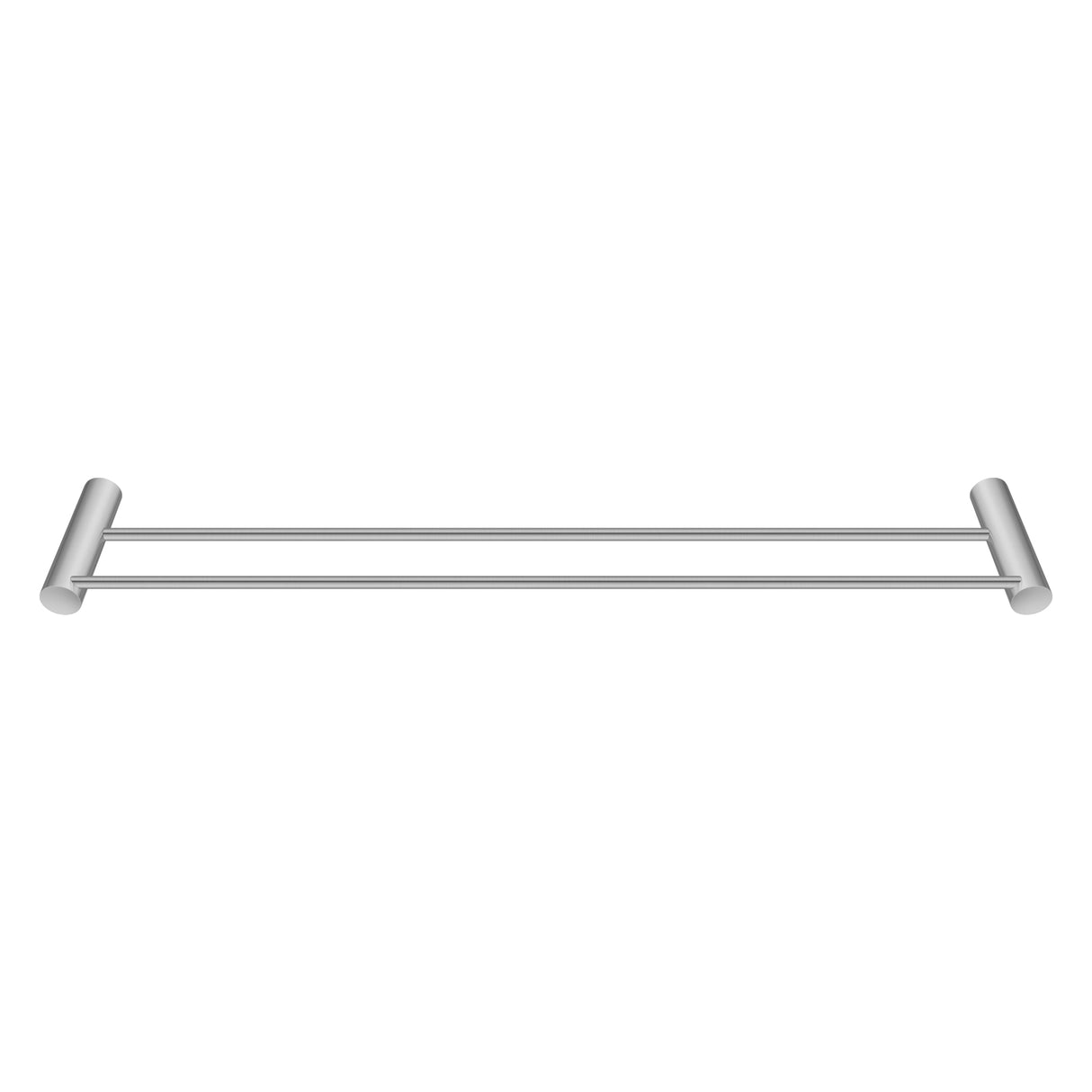 600mm Brushed Nickel Double Towel Rail