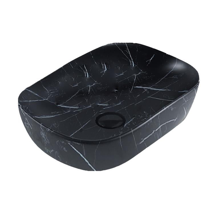 Art Basin,Matte Black Marble