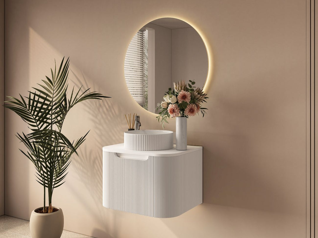 600mm Wall-Hung Cabinet - Matt White