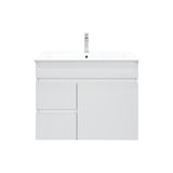 750mm PVC Wall-Hung Vanity (LHD)