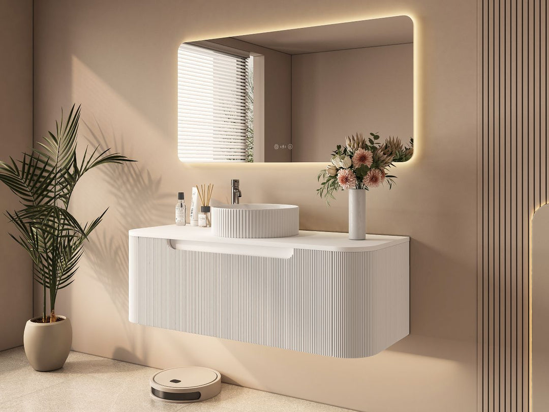 1200mm Wall-Hung Cabinet - Matt White