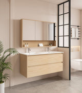 1200mm Wall-Hung Vanity - Tas Oak