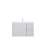900mm MDF Wall-Hung Vanity (LHD)