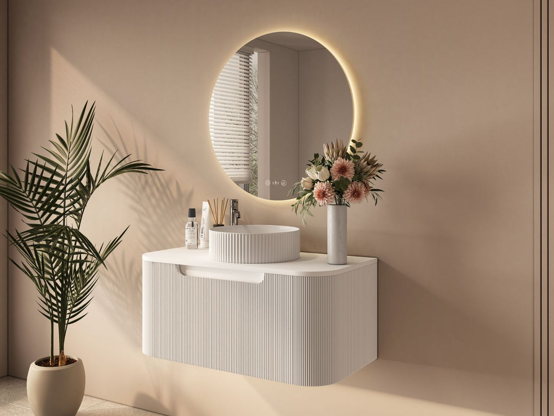 900mm Wall-Hung Cabinet - Matt White