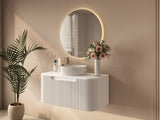 900mm Wall-Hung Cabinet - Matt White