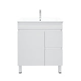 750mm PVC Slim Freestanding Vanity (RHD)