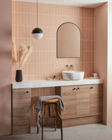 600x900x21.5mm Gunmetal Framed Mirror