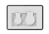Mercio R&T Round Flush Plate - Gunmetal