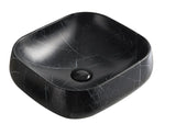 Art Basin, Matte Black Marble