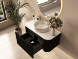 900mm Wall-Hung Cabinet - Matt Black