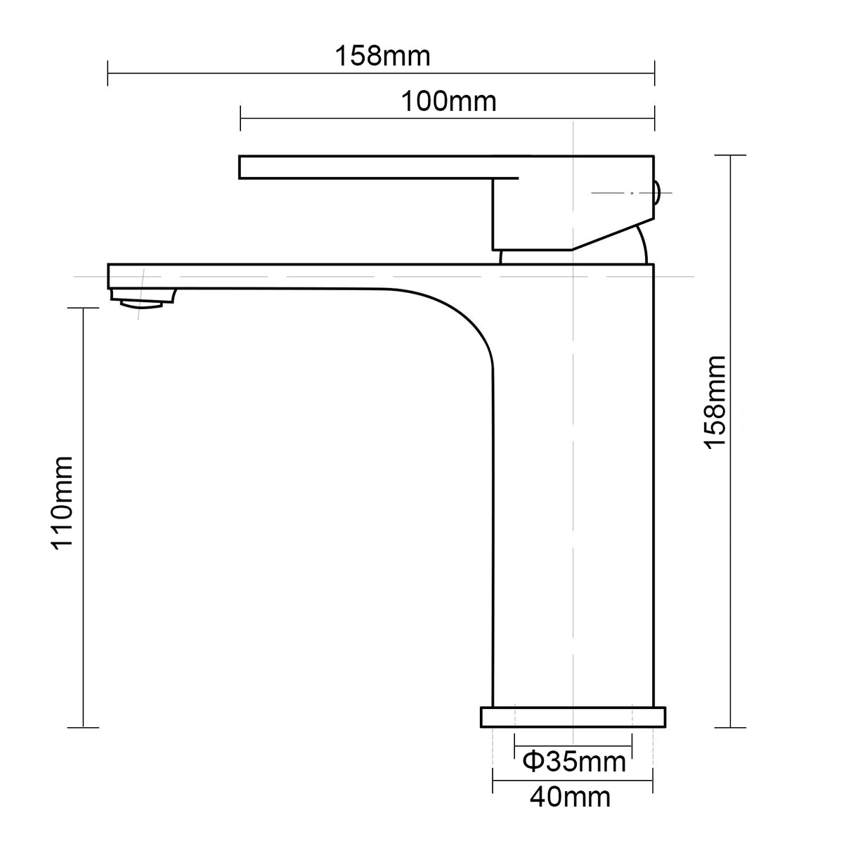 IVANO - Chrome Basin Mixer